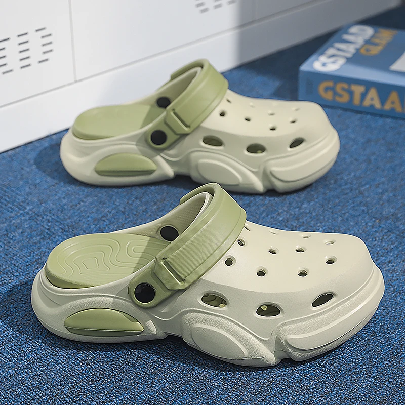 

Summer Men Slippers Outside Beach Outdoor EVA Sandal Flip Flops Clogs Soft Bottom Unisex Slides Ladies Bathroom Bath Flat Shoes