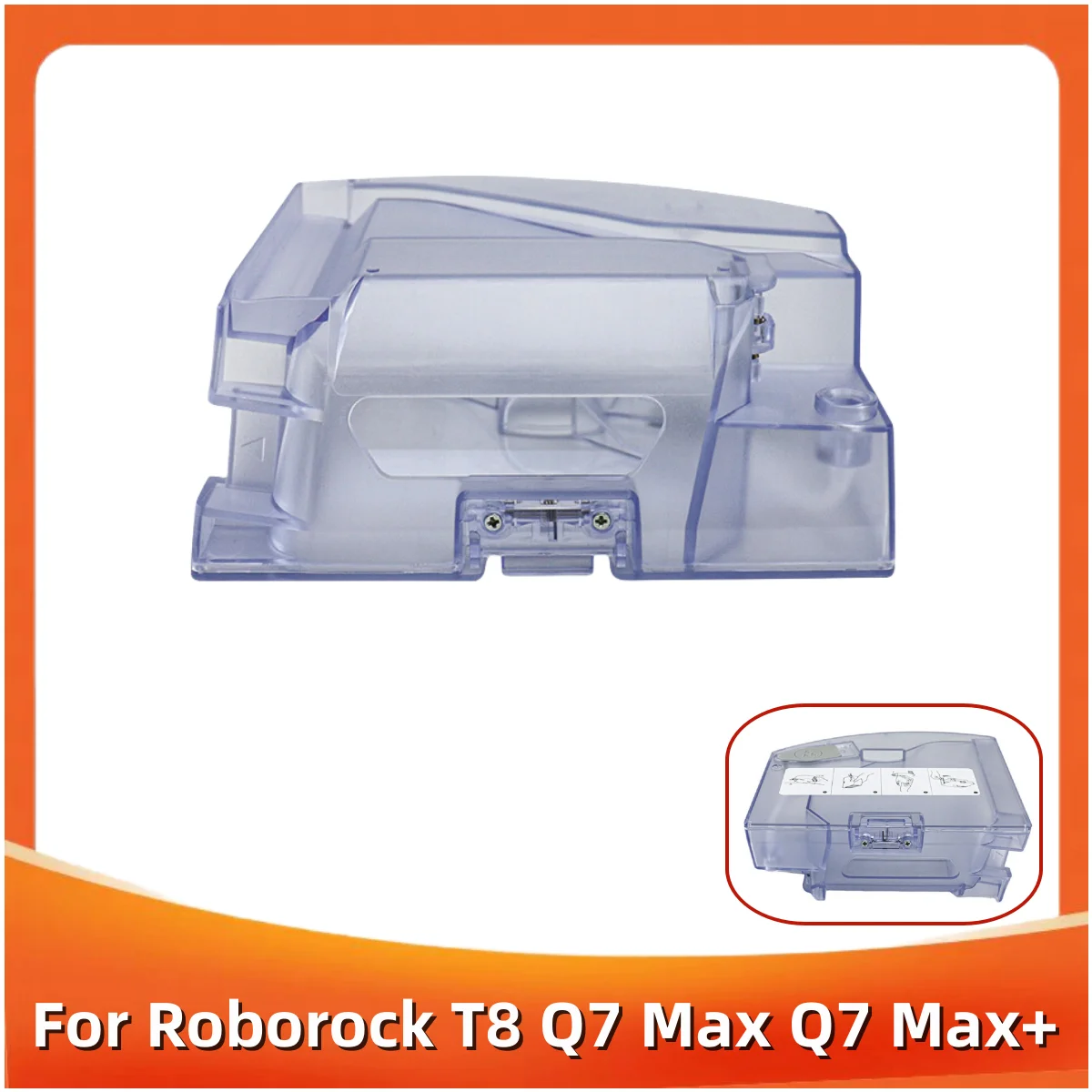 Replacement For Roborock Q7 Max Q7 Max+ T8 Spare Parts Dustbin Box Water Tank Dust Box Vacuum Cleaner Parts Accessories