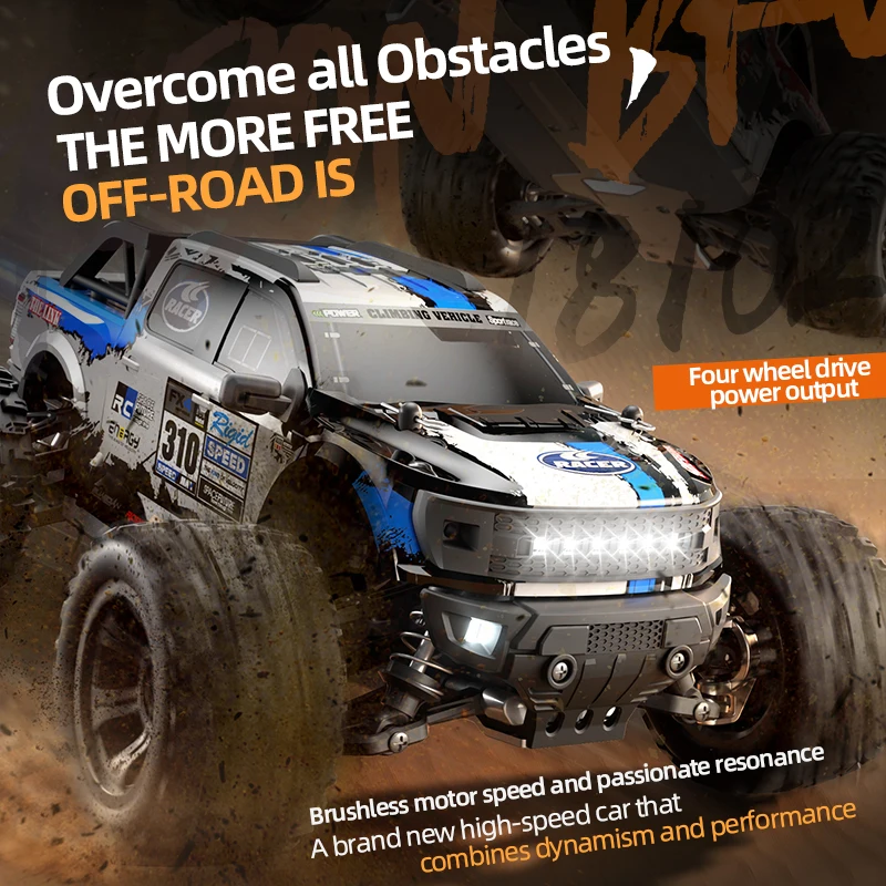 

Cool Stuff Toy Car Funny Gift-60km/h High-speed 4WD Rc Truck,Kawaii 1:18 Brushless Off-road Rc Cars,Monster Truck,Toys for Boys
