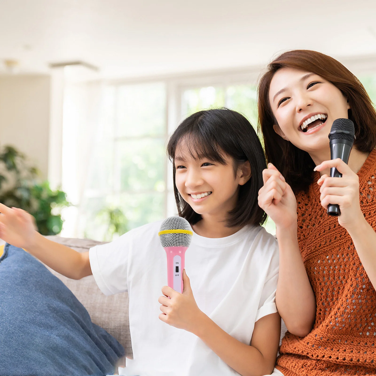 ميكروفون محمول للوحة المفاتيح، ميكروفون خفيف الوزن للتعليم المبكر، الغناء، اللعب التظاهري للحفلات #3