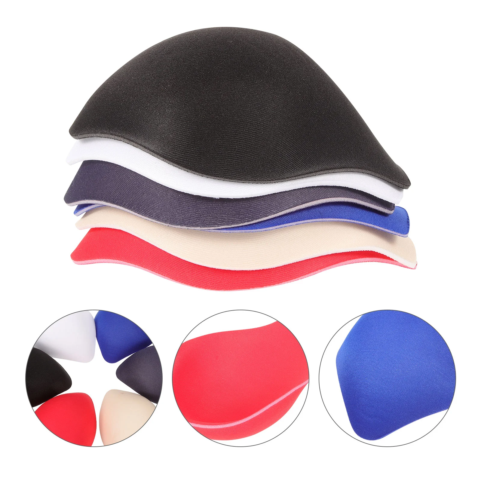 

6 Pcs Cup Pad Men's Sponge Panties Bulge Enhancer Mat Rear Enhancing Polyester