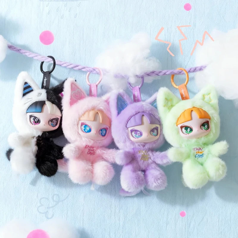 القط INN الدردشة الخاصة بك سلسلة صندوق أعمى Kawaii INN الفينيل أفخم مفاجأة حقيبة القط أنيمي دمية المفاتيح صندوق غامض حقيبة قلادة لعبة الهدايا