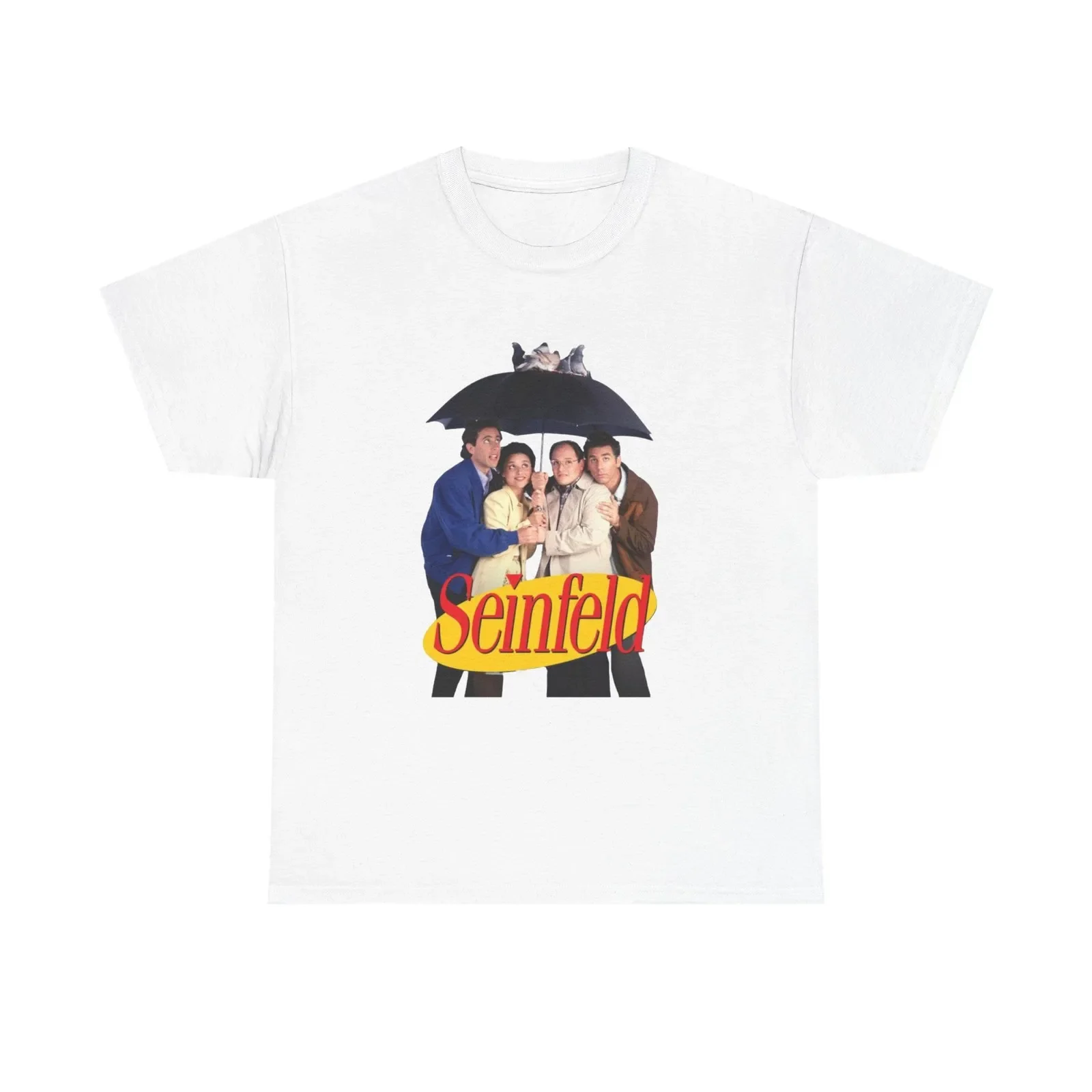 Seinfeld Tshirt vintage New York classic curb 90s Unisex Heavy Cotton Tee
