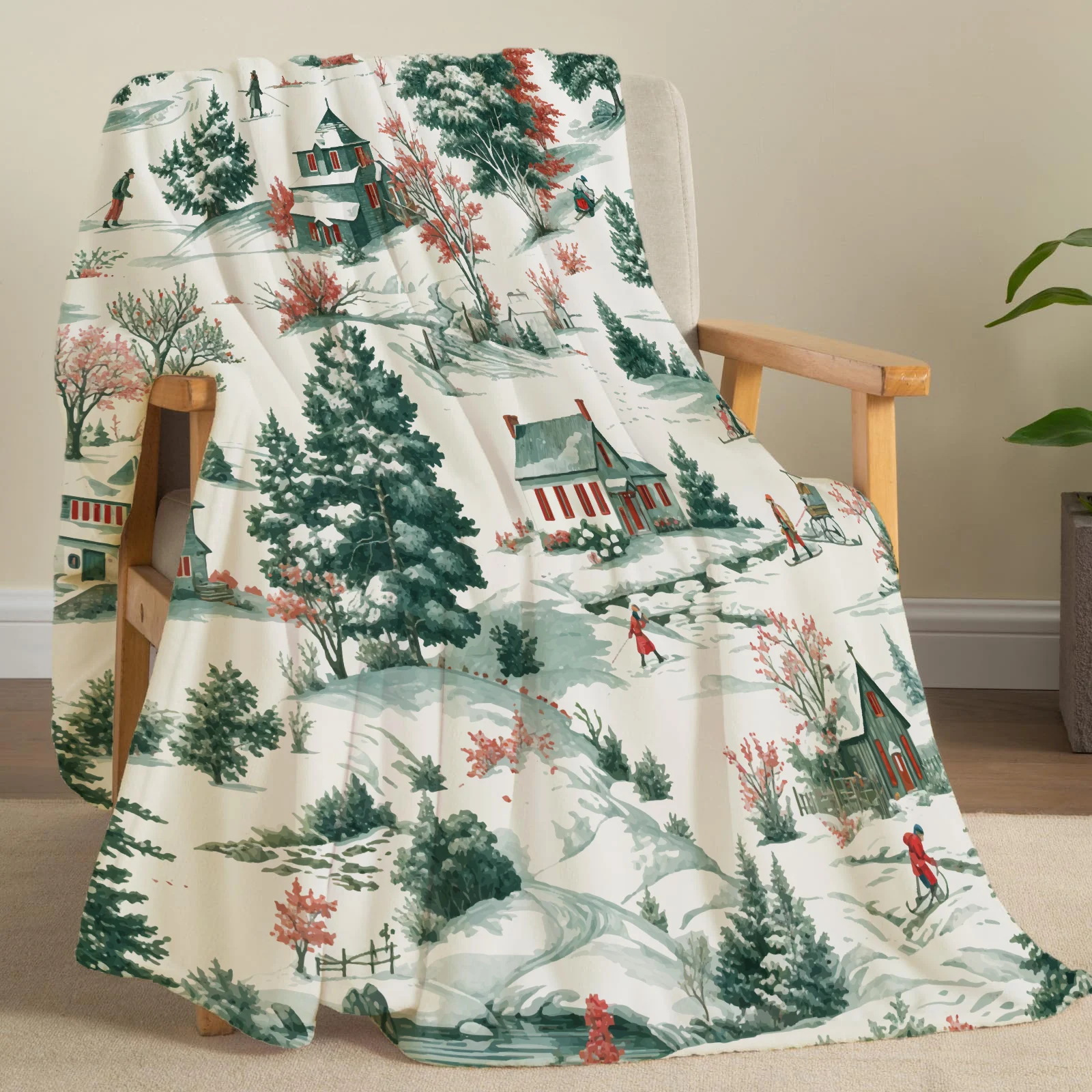 Weihnachten Kreative Überwurfdecke Flanell Druck Decke Super Weiche Gemütliche Sofa Nickerchen Decke Home Decke Perfektes Zuhause Geschenk für Sie