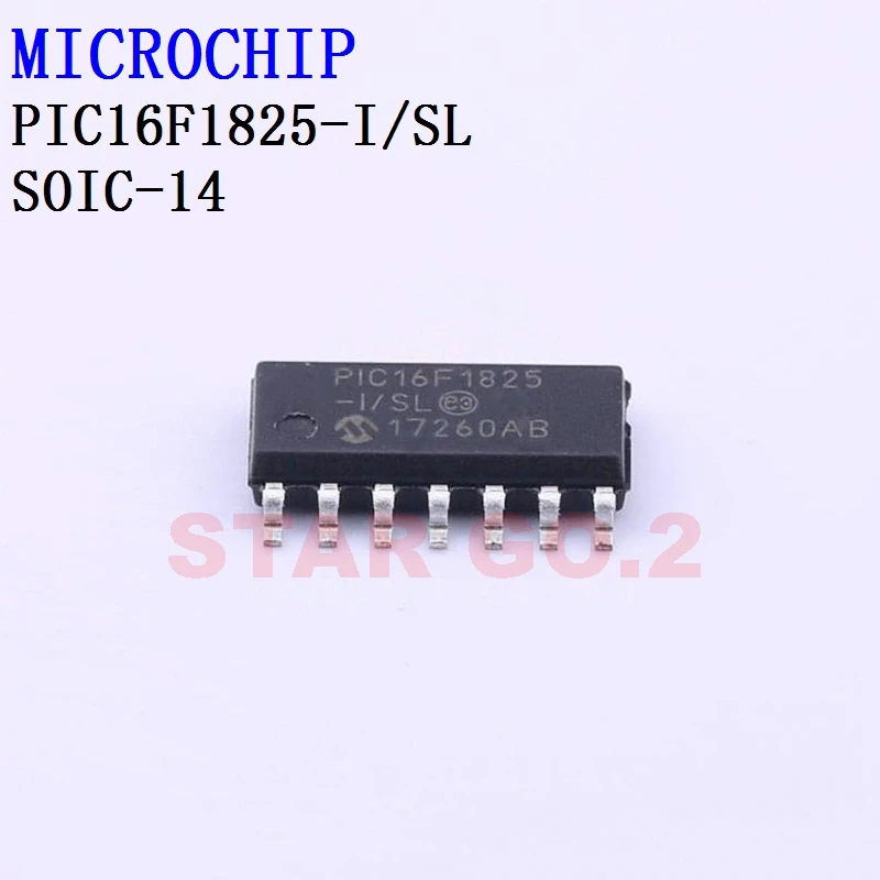 5PCSx PIC16F1825-I/SL SOIC-14 MICROCHIP Microcontroller