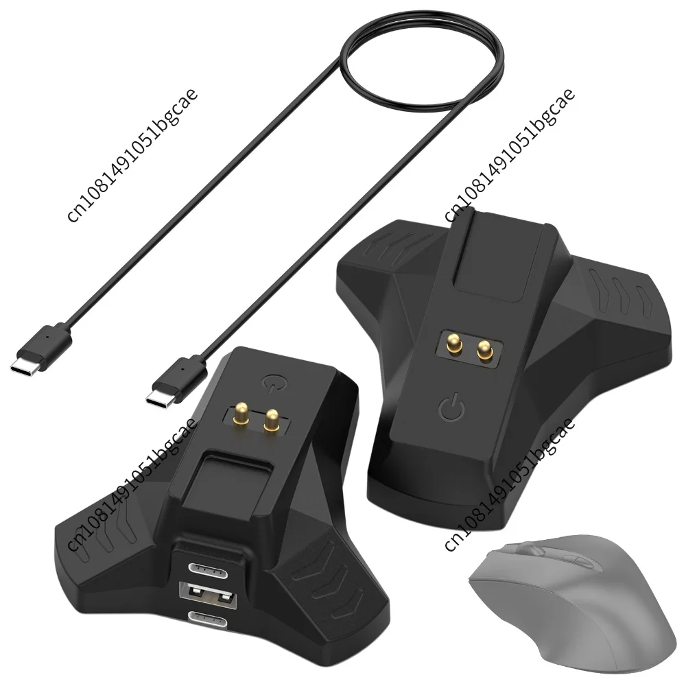 Wireless Mouse Charging Dock for Razer Naga Pro/DeathAdder V2Pro Wireless Mouse Charging Base with Type-C Cable Anti Slip Design - view 3