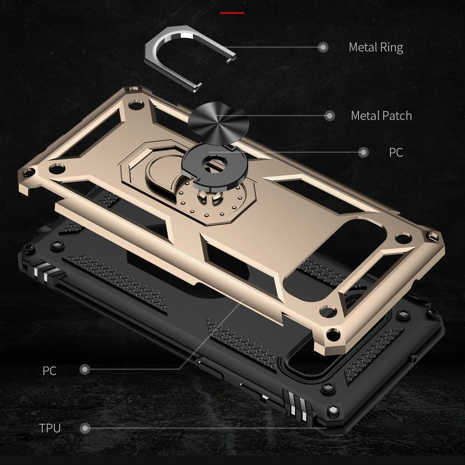 Military Grade Protection Cover With Kickstand For Samsung Galaxy S7 S8 S8Plus S9 S9Plus S10 S10Plus S10E S10 5G Case