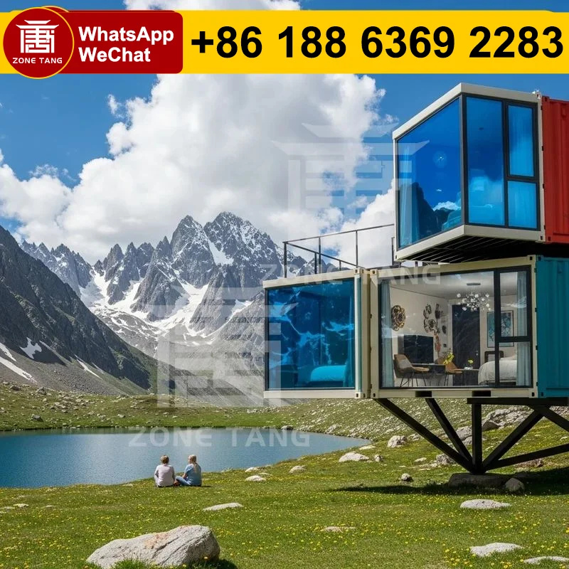 Compact Temporary School Premade Houses Earthquake Resistant Prefab Cabins Affordable Container Homes Container Buildings Luxury