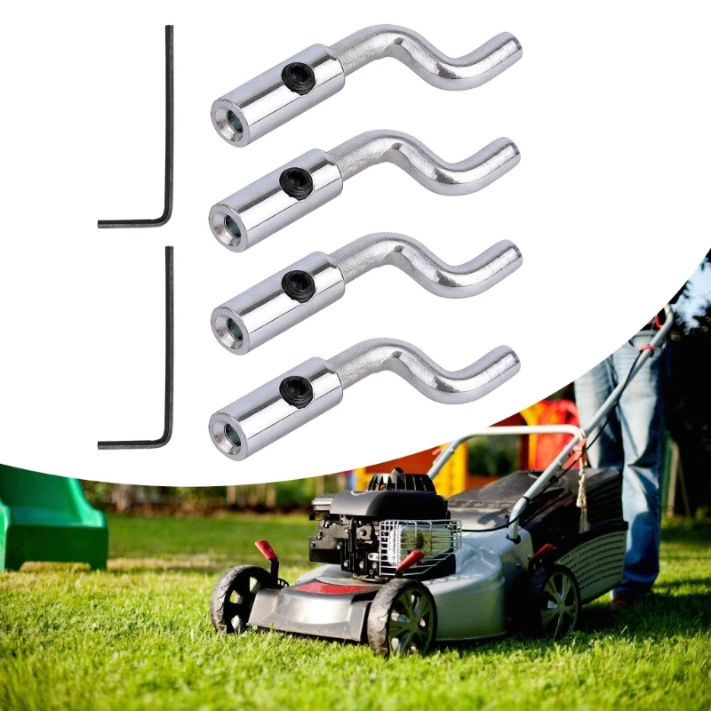 Small Engine Throttle Cable End Repair with Z Bend Cable Ends, 4 Galvanized Iron Fittings and 2Hex for Worn Cable End