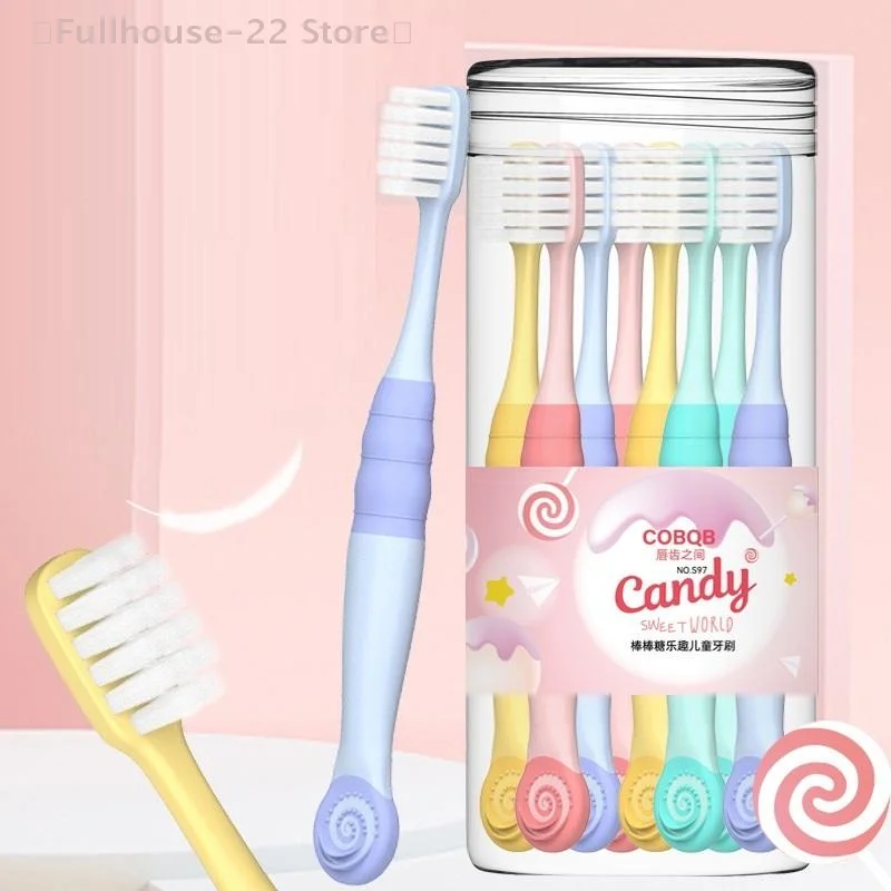 【MAX-22】8 Stück Zahnbürste mit weichen Borsten, Zungenschaber, 2-in-1-Reiniger, extra weiches, tragbares Zahnreinigungswerkzeug für Erwachsene auf Reisen