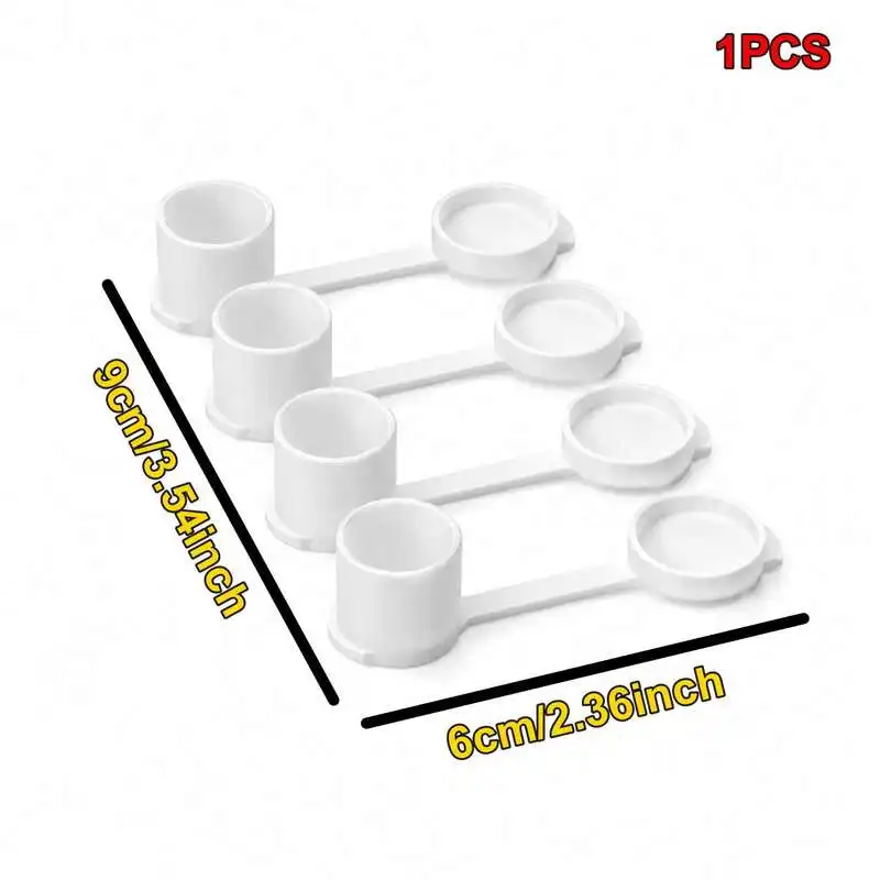 4 Compartment Paint Pot Strip With Connecting Lid Portable Paint Pigment Storage Tray For Hand Painting Art Creation