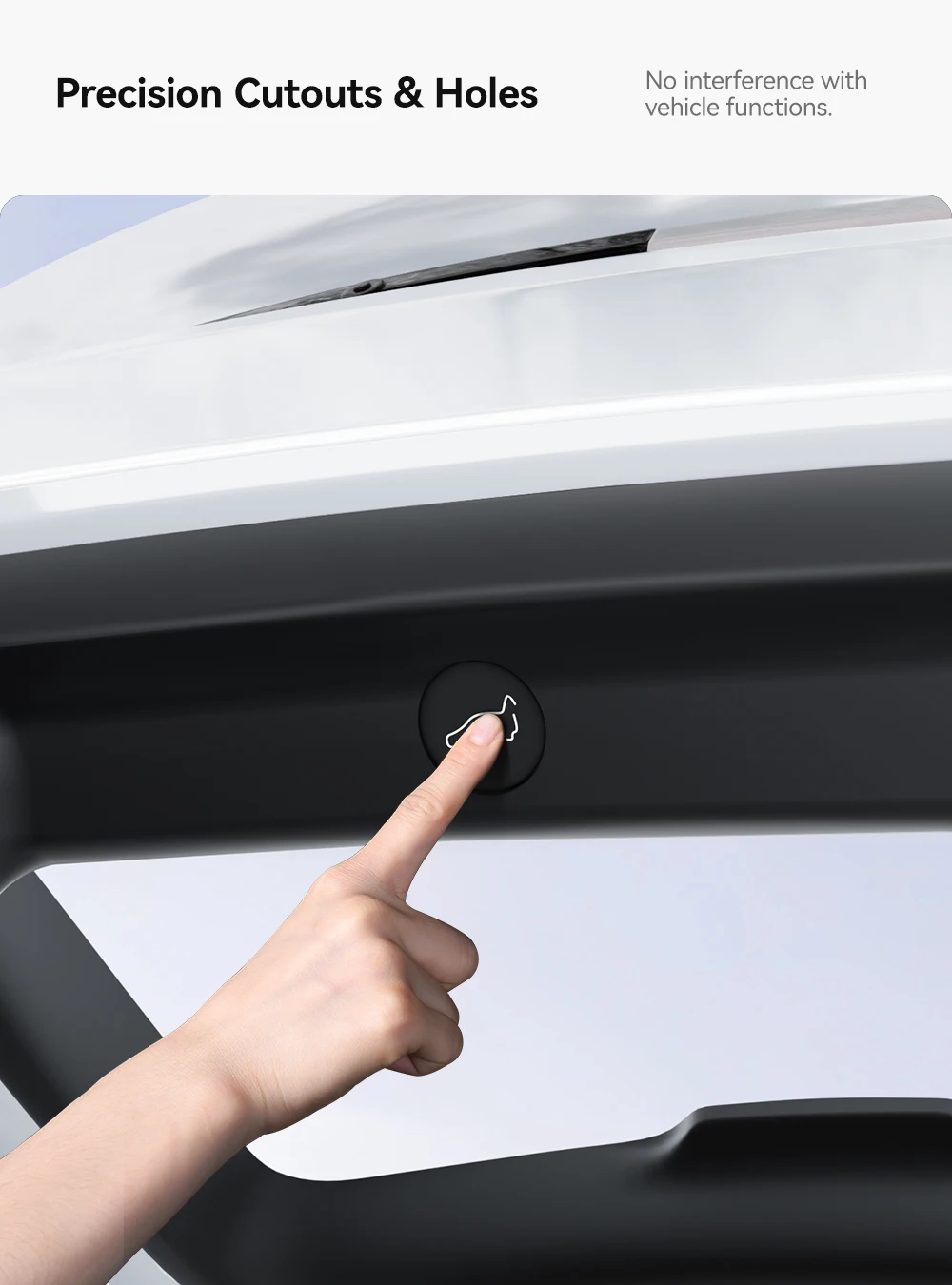 YZ für Tesla Model Y Juniper 2026 Kofferraum-Schutzmatte TPE Anti-Schmutz Wasserdichte Rückwand-Schutzauflage – Detail 8