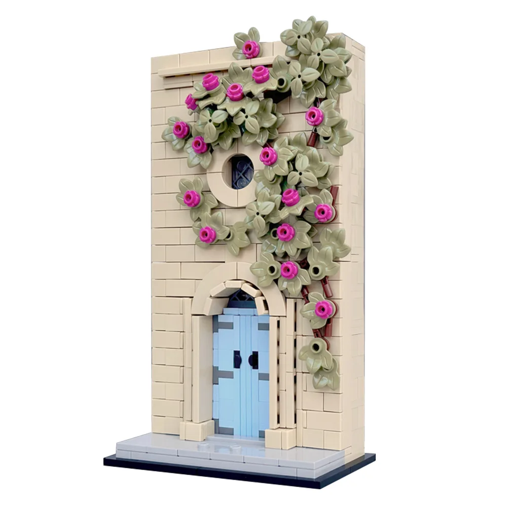 Gobricks MOC malte Mdina porte bleue briques modèle malte célèbre Architecture vue sur la rue blocs de construction assembler des jouets enfants cadeaux