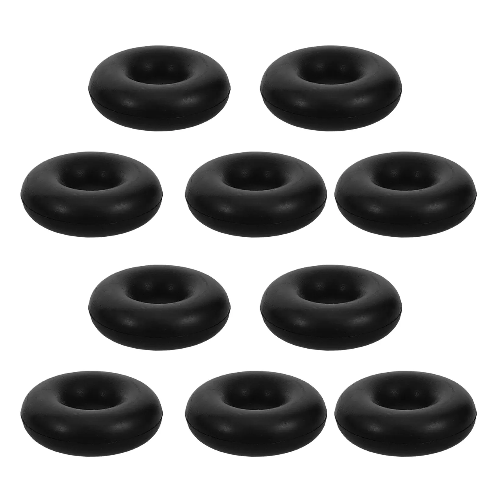 10Pcs Gym Wire Rope Limit Ring High Elastic Rubber Stopper for Cable Machines Smooth Performance Fitness Equipment Parts