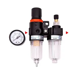 AFC2000 G1/4 air compressor oil and water separator air filter is used to reduce the pressure valve AFR2000 + AL2000
