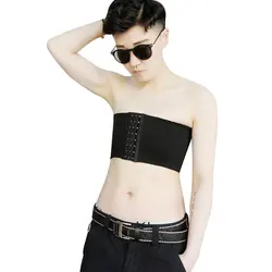 15cm Chest Binder Strapless Breast Binder Adjustable Buckle Chest Supporter Cosplay For Women