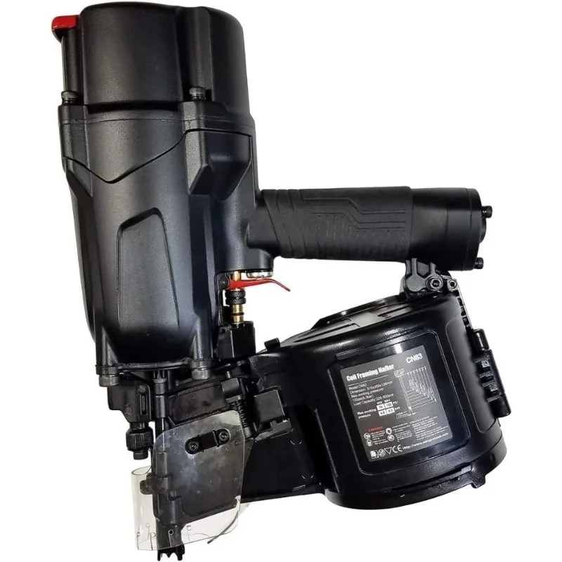 

Гвоздезабивной станок с катушкой для гвоздей от 2 до 3-1/4 дюйма, сверхмощный пневматический пистолет для гвоздей