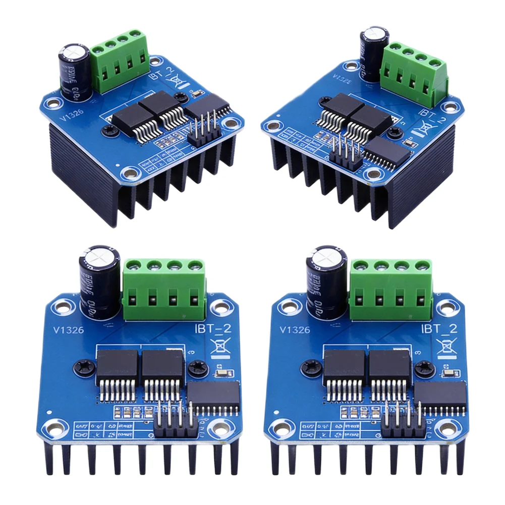 5.5-27V Driver Board 43A Motor Driver High Power Motor Driver Modules Current Limiting Onboard 5V Power Supply