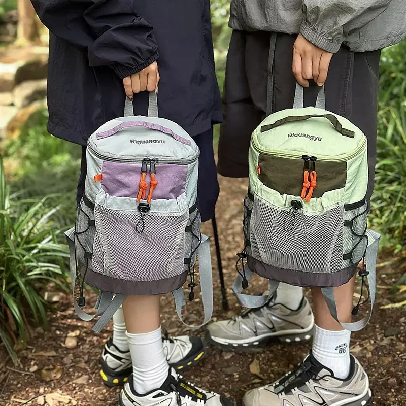 1 Stück 23×12×32cm ultraleichter Outdoor-Wanderrucksack für Männer, Frauen, Paare, modisch, große Kapazität, lässig, für Studenten, Schule, Reisetasche
