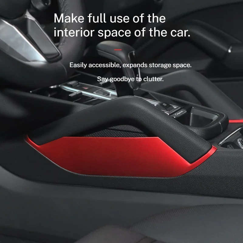 

Car Central Control Armrest Storage Boxes Interior Accessories For Porsche Cayenne 2018 2019 2020 2021 2022 2023 2024
