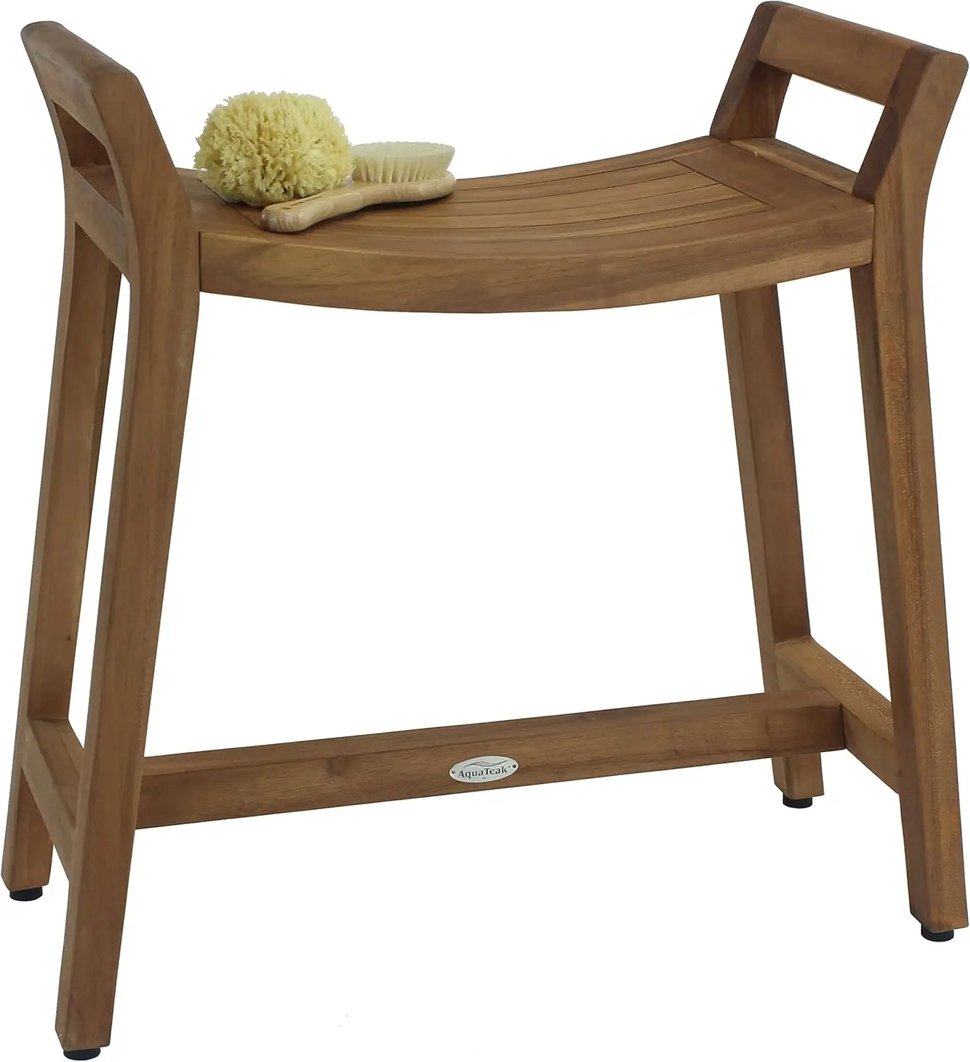 Patented Asia Ascend Teak Shower Bench with Elevated Height