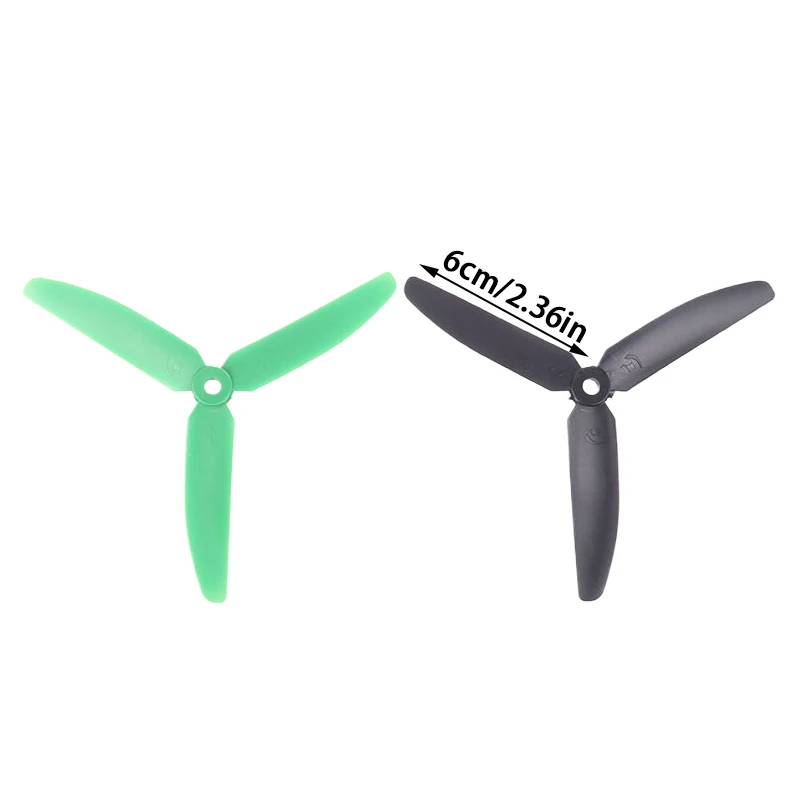 Plástico hélice lâmina hélice hélice para RC avião, 3-Blade Prop, CW, CCW, aviões, Quadcopter parte, 5030, novo