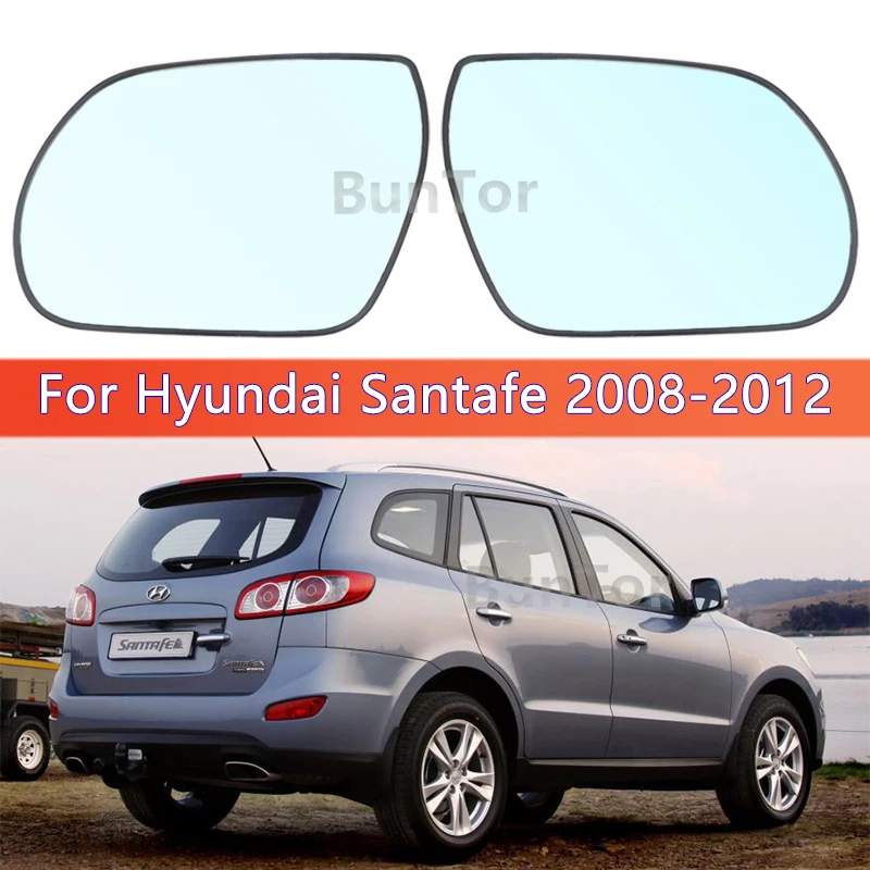 For Hyundai Santafe 2008 2009 2010 2011 2012 Left/Right Side Rearview Mirror Glass/87611-3J000 87612-3J000/Car Accessories