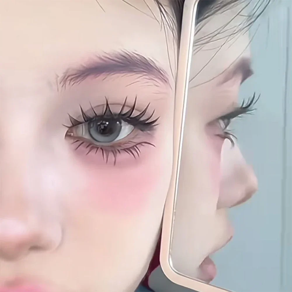1/box 100 Bundles False Eyelashes Brown Sunflower Lashes Natural Manga Anime Eyelashes Individual Eyelashes Extension Makeup
