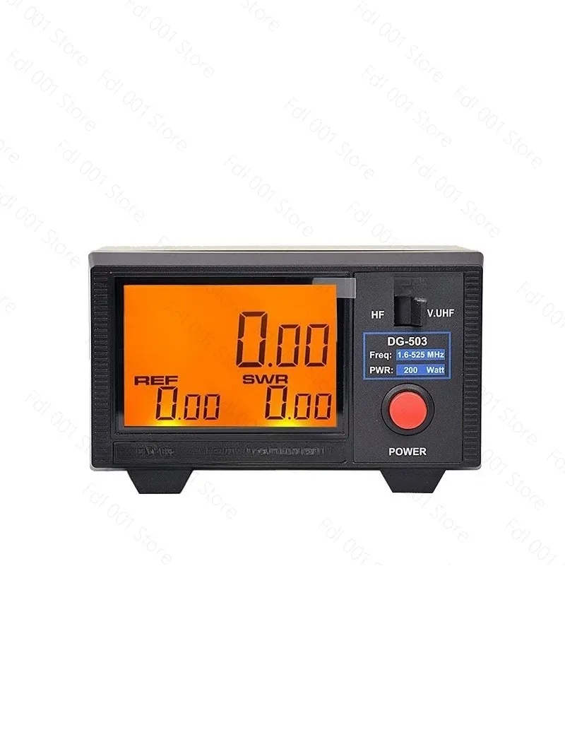 DG-503 Standing Wave Meter Measurement Short Wave UV Segment Standing Wave Power Meter Liquid Crystal Digital Display 1.6-60 MHz