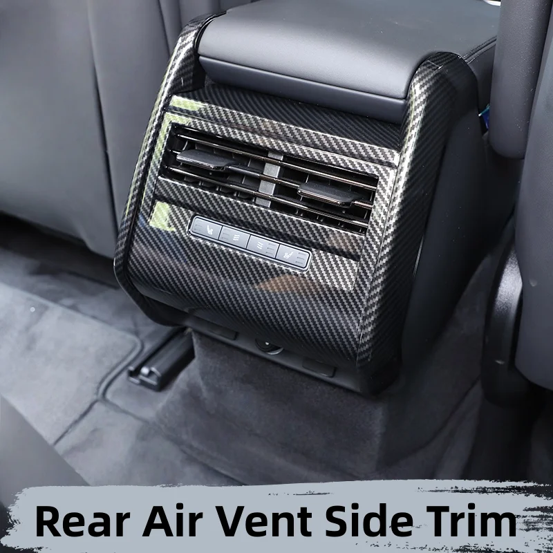 

For Land Rover Range Rover Sport Vogue L460 2023-2025 ABS Carbon Fiber Car Rear Air Outlet Decorative Frame Car Accessories