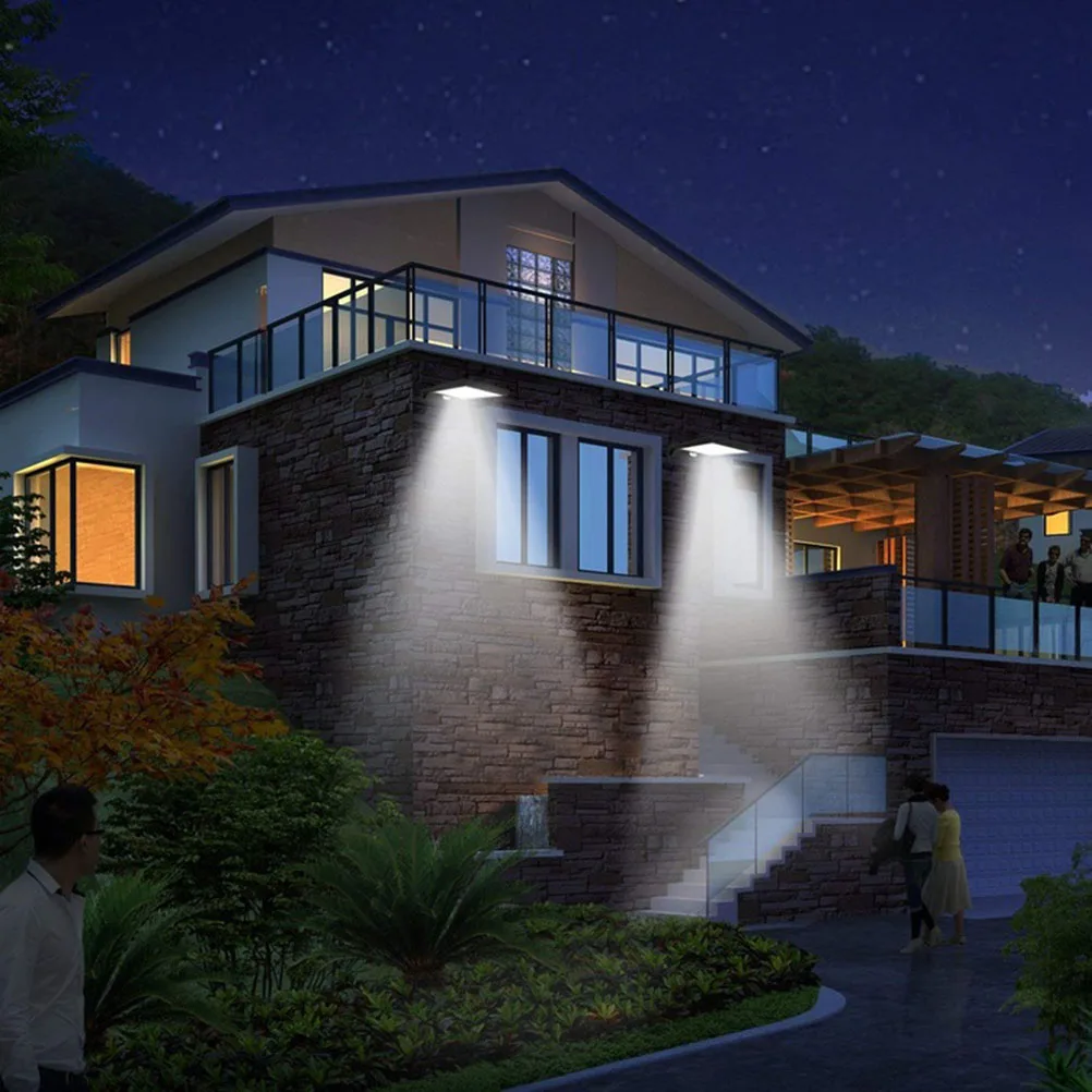 

Solar Sensor Wall Light Outdoor Lighting Yard Lamp Garden Driveway Backyard Street Human Waterproof LED Spotlights Solar Energy