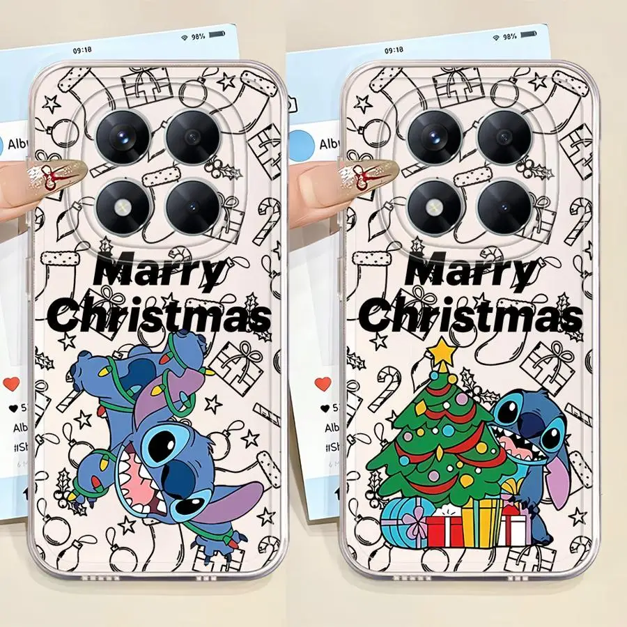 حافظة كرتونية لعيد الميلاد لهاتف Xiaomi Poco X3 NFC X4 GT X5 X4 M3 X3 Pro غطاء شفاف #1