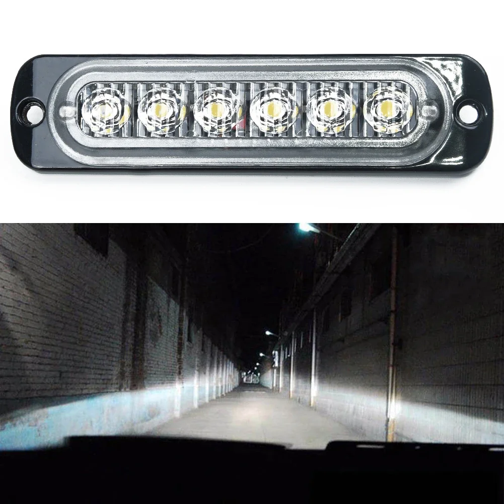 

12W LED Car Work Light Bar Plastic Light Driving Fog Lamp Worklight For Off Road SUV 333mA Auto Car Boat Truck Accessory