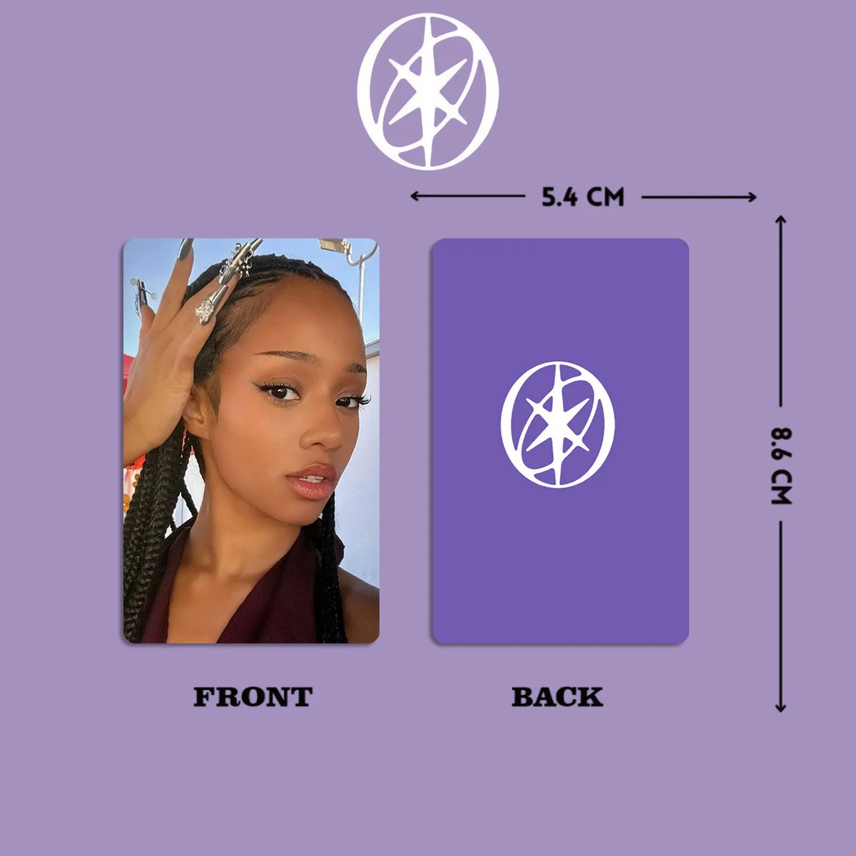 Kpop KATSEYE Combination Support Light Peripheral Small Card