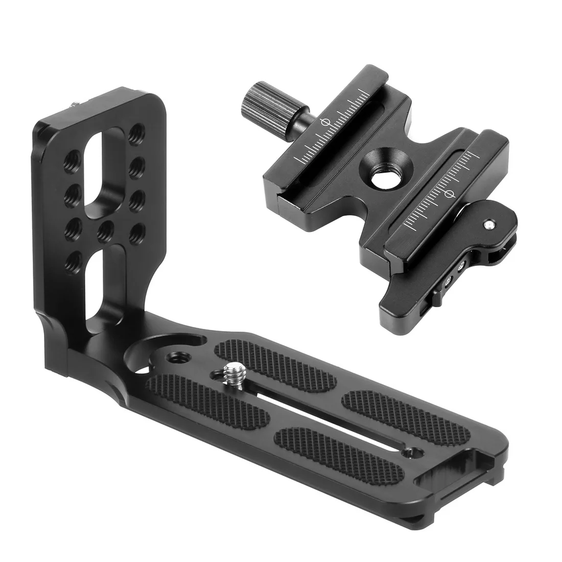 Kamera L Halterung Schnellwechselplatte 1/4" Schraube Schweizer vertikale Filmvideo für Nikon Canon Sony Fuji DSLR Kamera Stativ Kugelkopf – Detail 22