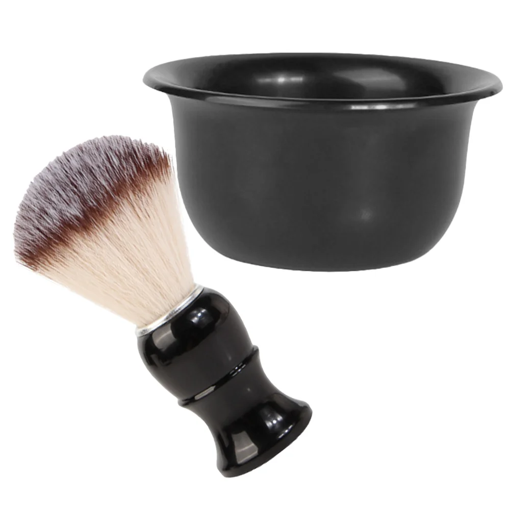 1 Set Shaving Kit Shaving Brush And Shave Bowl Set Men Professional Shaving Tool shaving bowl and brush set