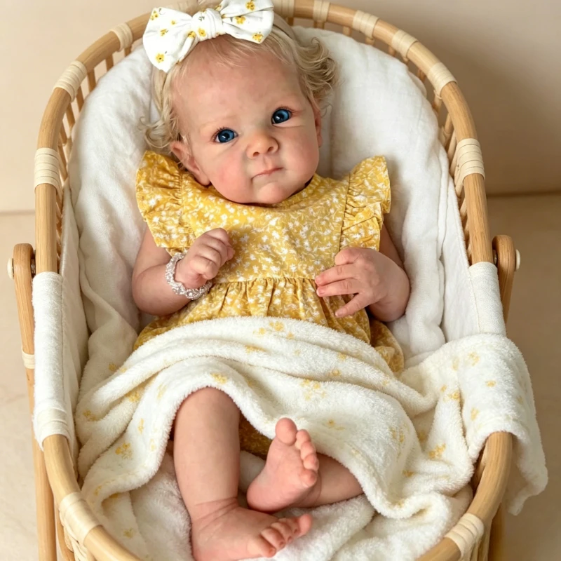 

48cm Finished Doll Reborn Baby Doll Newborn Girl Bettie Hand Painted Real Muñeca Bebe Reborn Dolls