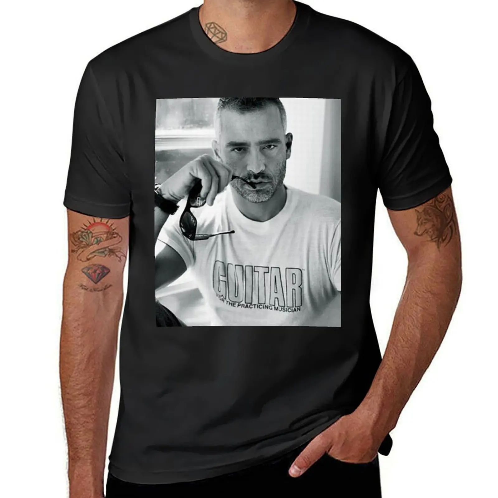 Eros Ramazzotti - Poster T-Shirt korean fashion quick-drying kawaii clothes graphics mens graphic t-shirts big and tall