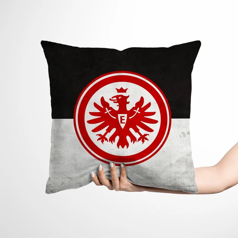 Home and Decoration Cushions Pillow Cases  Eintracht Frankfurt Cushion Cotton Silk Pillow Cover for Living Room Cushions Covers