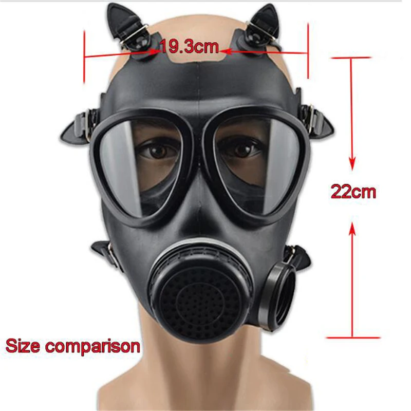 87Type Rubber Head Wear Type Grimace Industry Respirator Paint Spraying Gas Mask Chemical Full Face Mask And Filter Accessory