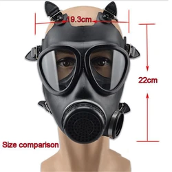 Maschera antigas a spruzzo maschera chimica a pieno facciale e accessori per il filtro respiratore per l'industria della smorfia con testa in gomma tipo 87type