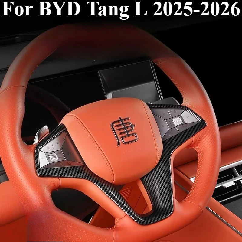 

Car Style Steering Wheel Button Cover Frame Trim Interior For BYD Tang L 2025-2026