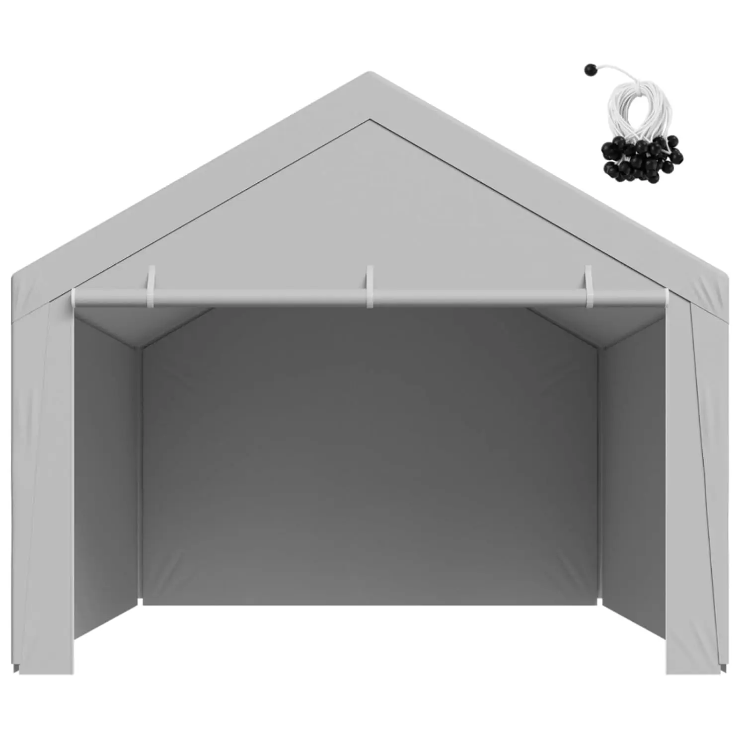 13x20 FT Heavy-Duty Carport with 180g Reinforced Side Walls & Heat-Sealed Grommets for Leak-Free Outdoor Storage, Customized