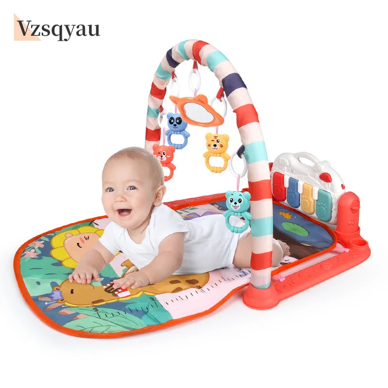 

Baby Music Rack Play Mat Playmat Piano Keyboard Puzzle Carpet Gym Crawling Activity Rug Early Educational Toys For Infant Gifts