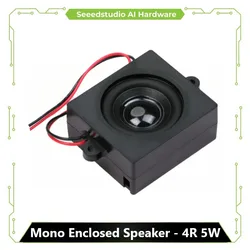 Mono Enclosed Speaker - 4R 5W Compact High-Performance Speaker for ReSpeaker Lite, Smart Home Audio, Robots, and DIY Projects,