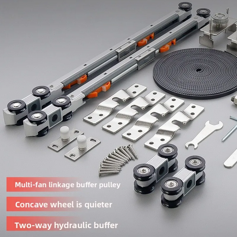 

Three Linkage Sliding Kitchen Extremely Narrow Two Linkage Sliding Door Pulley Buffer Crane Track Linkage Door Crane Accessories
