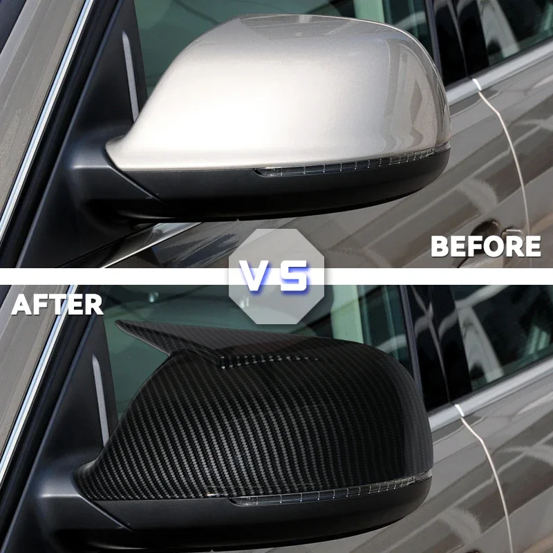 For Audi Q5 SQ5 8R 2009-2017 Q7 4L Facelift 2010-2015 side Wing Rear View Rearview Mirror Cover Case Caps