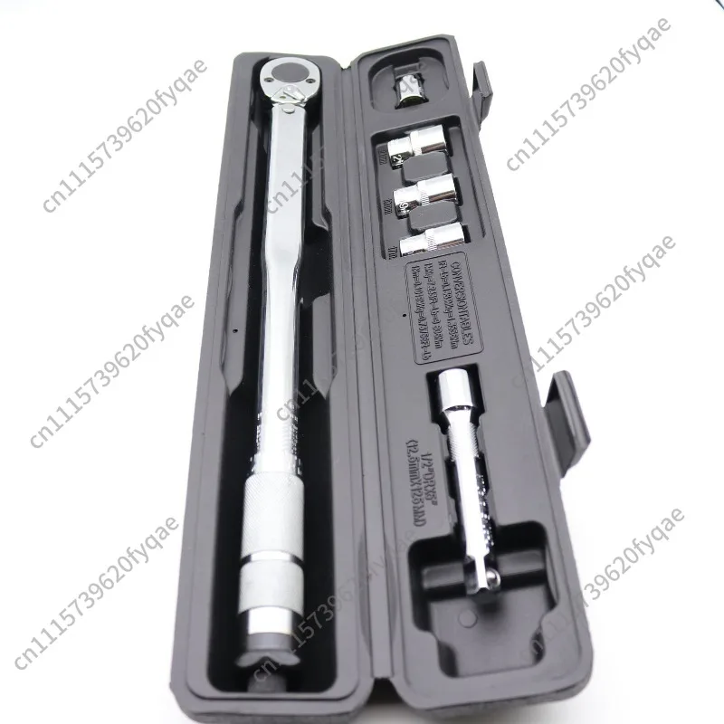 Torque Preset Torque Wrench, Multifunctional Multipurpose Torque Wrench Chrome Plated 45 #Steel Steel Shank Embossing Scale