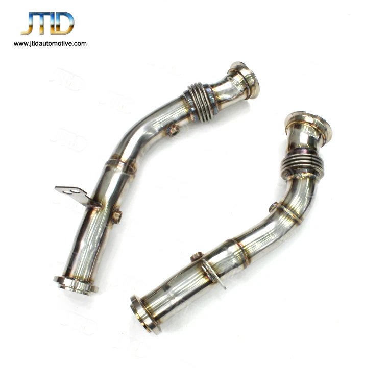 Car Exhaust System Downpipe For Mercedes Benz C43 W205 AMG 2018-2020 3.0T Stainless Steel Muffler Down Pipe