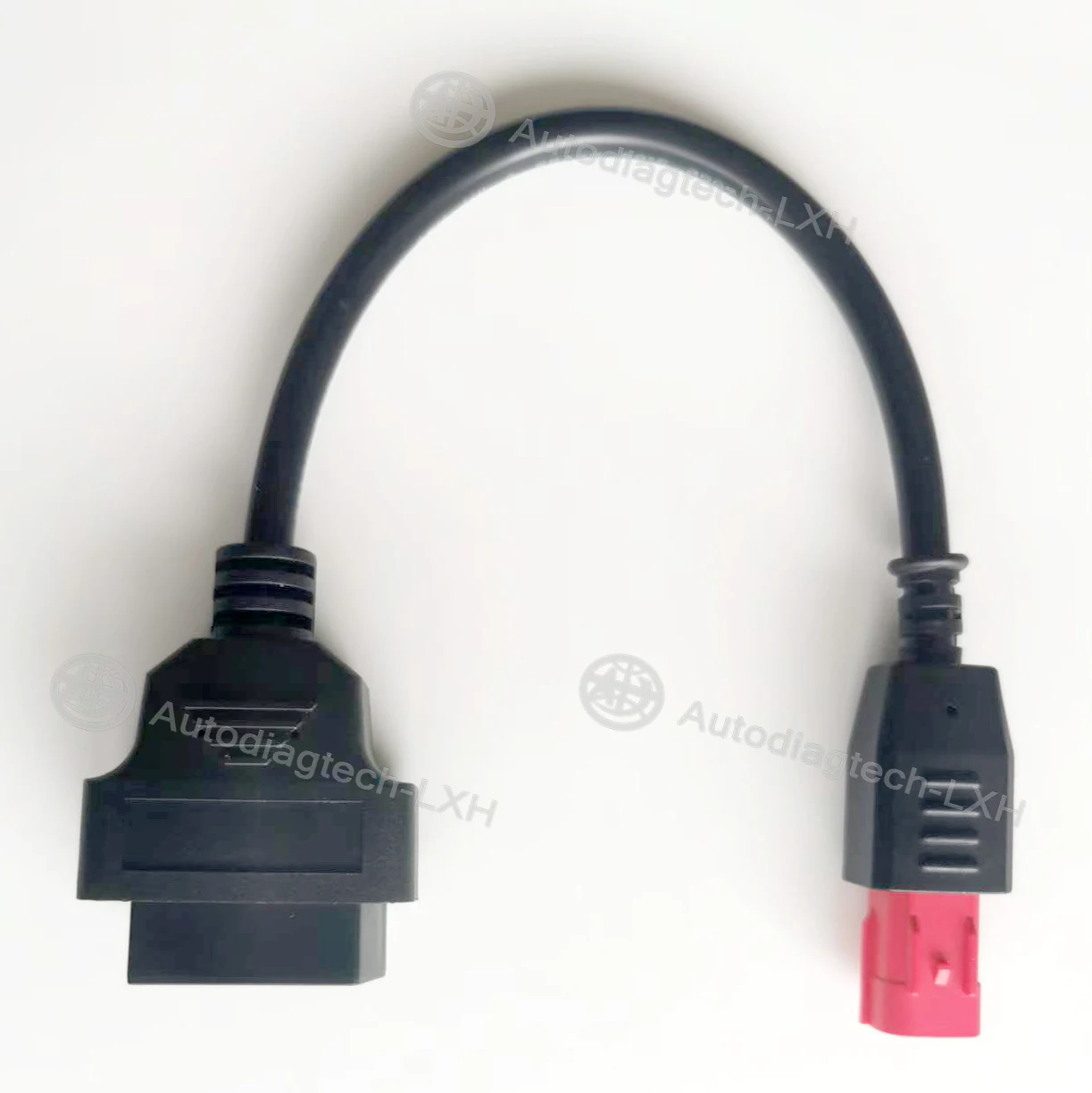 สายต่อขยาย OBDII สำหรับ Honda Yamaha Suzuki BENELLI 6 พิน เป็น 16 พิน สายเชื่อมต่อเครื่องมือวินิจฉัยรถจักรยานยนต์ OBD